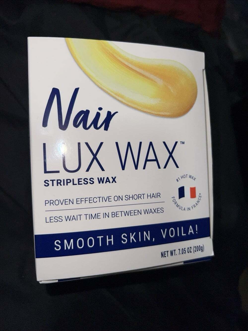 Nair Lux Wax Stripless Wax Kit Heat, Apply & Remove for Smooth Skin, France Made